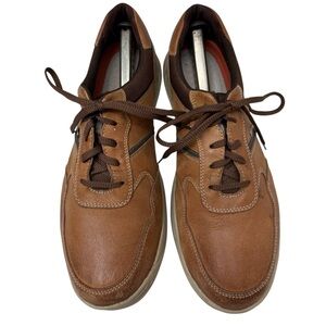 Rockport Tan Leather Sneakers